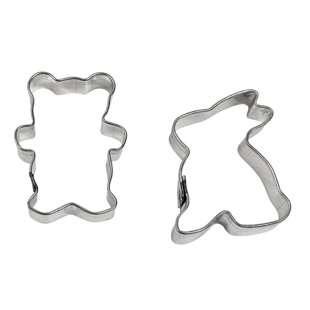 Vintage Mini Cookie Cutters Metal Heart Apple Horse Angel Gingerbread Man Woman - Picture 5 of 12